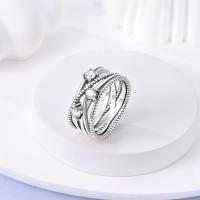 Nuevos anillos de Plata de Ley 925, anillos originales apilables simples y brillantes para mujer, regalo de joyería de amor de compromiso de aniversario - details 4