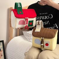 Bolsa de maquillaje de mano impermeable, bolsa de cosméticos con forma de casa de dibujos animados de nailon, bolsa de almacenamiento multifuncional para el cuidado de la piel de gran capacidad, viaje - details 4