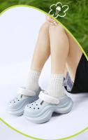 Xiaoman Zapatos con agujeros en la cintura para mujer, novedad de verano, súper populares, versátiles, suela gruesa, aumento de altura, antideslizantes, informales - details 32