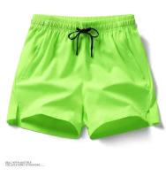 Pantalones Cortos de Moda para Hombres 2025 Ligeros, Informales con Bolsillos y Cremallera, Color Sólido, Correr en la Playa - details 7