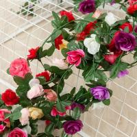 Flores artificiales de peonía de ratán, cuerda de peonía de ratán, decoración del hogar, fiesta de boda, jardín de vacaciones - details 4
