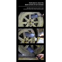 Súper cepillo para lavado de coches, cepillo Premium de felpa para ruedas, mango antideslizante, llantas fáciles de limpiar, radios, barril de rueda, accesorios para coche. - details 3