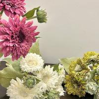 Nueva rama de girasol Artificial de 47CM, ramo de flores falsas elegantes Vintage, seda de terciopelo, suministros de decoración para fiesta de otoño Artificial - details 6