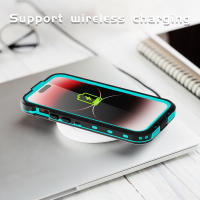 Funda impermeable IP68 para iPhone 16, 15, 14, 13 Pro Max, carga inalámbrica, soporte MagSafe, a prueba de polvo, a prueba de golpes, protección completa 360 - details 6