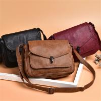 Bolsos de hombro de cuero suave Vintage para mujer, bolsos de lujo, paquete de diseñador, bolso cruzado pequeño, 2021 - details 28