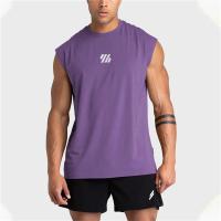 Camisetas sin mangas con estampado geométrico para gimnasio, chaleco deportivo sin mangas con estampado 3D, ropa informal de moda sencilla, camisetas deportivas para hombre - details 2