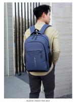 Mochila Impermeable Para Hombres Ultra Ligera Con Capacidad Para Portátil De 15.6 Pulgadas Estilo Clásico Bolsa De Espalda Para Libros Y Uso Diario - details 28