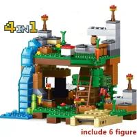 Mi mundo, MINI casa en el árbol de la granja, bloques de construcción, modelo de pueblo, cueva de montaña, juguetes para niños, juguetes para niños - details 1