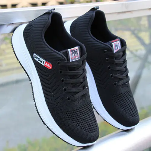 Zapatos deportivos transpirables para hombres, zapatillas casuales de moda, versátiles, antideslizantes con suela suave - 1