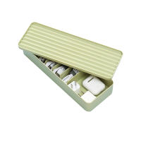 Caja de Gestión de Cables Colorida con Tapa Organizador de Escritorio Pequeño Anti-enrollamiento - details 4