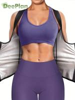 Camiseta sin mangas de neopreno para mujer, traje de sauna para mujer, chaleco de sauna, camiseta sin mangas, entrenador - details 4