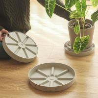 Maceta redonda de plástico para oficina, bandeja móvil antipodrido, chasis de planta en maceta, transpirable y reutilizable - details 4