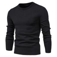 Suéter grueso de cuello redondo para hombre, jersey de punto cansado, tops de otoño e invierno - details 18