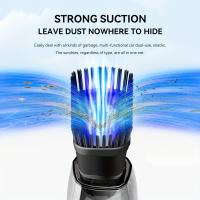 Potente aspiradora de mano inalámbrica - Mini aspiradora de limpieza portátil con carga USB para automóvil, hogar, oficina - Variedad de accesorios - details 0