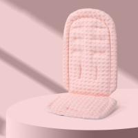 Cojín transpirable para cochecito de bebé, cojín suave de Color sólido para cochecito de bebé, silla de comedor, asiento de coche, alfombrilla para coche, esencial de viaje - details 23