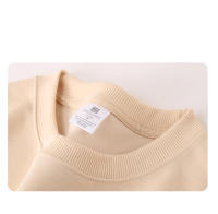Sudaderas con capucha informales para hombre y mujer, ropa de calle sólida, sudadera básica de hip hop, color negro, blanco y caqui, 320gsm - details 14