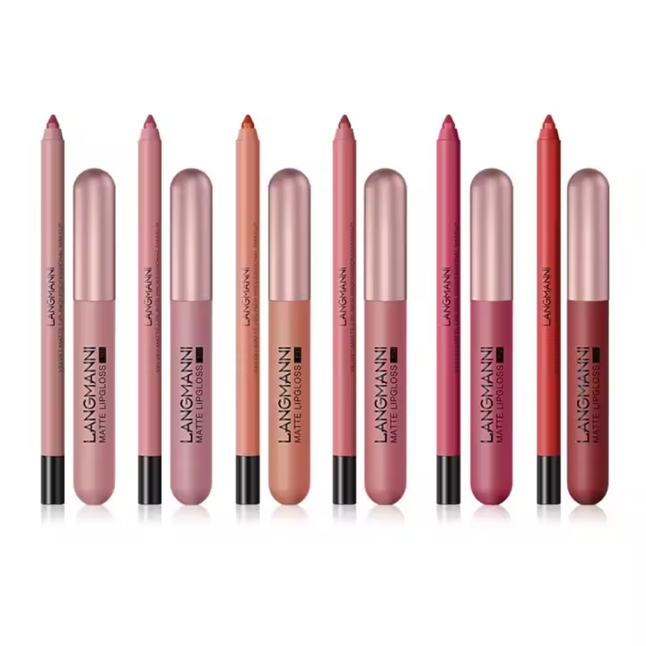 Nuevo Combo de 6 + 6 Brillos de Labios, juego de 12 Brillos de Labios Mate de Regalo - 1