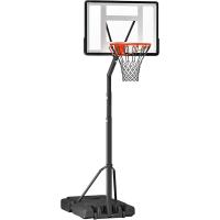 Canasta de Baloncesto Portátil Ajustable en Altura Soporte Aro para Deportistas y Niños Negro - details 0