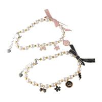Collar ajustable para mascotas, decoraciones dulces, collar de perlas para gato, colgante de princesa, joyería para gato, suministros para mascotas - details 6