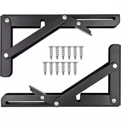 Soporte de Estante Plegable para Nieve - Con Soporte Plegable Resistente, para Estantería y Banco de Trabajo - 1