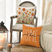 Fundas para Cojines , Juego de 4 Fundas de Almohada decorativas de Tela de Lino para Granja, Color sólido para Sala de estar y sofá - details 3