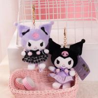 Llavero de juguetes de Peluche Sanrio Original, 5 estilos, fantasía Kuromi My Melody, muñecos de Peluche de dibujos animados, accesorios para bolso, colgantes, regalos - details 4
