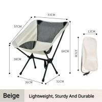 Silla de práctica plegable ultraligera portátil con forma de luna para acampar al aire libre, desmontable, para pesca en la playa, y pequeña silla para pícnic - details 14