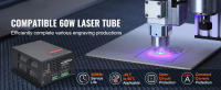 SucceBuy Fuente de alimentación láser CO2 de 60 W - Premium para grabado láser, disipación de calor rápida, compatibilidad multimarca, duradera y segura para sus proyectos creativos - details 0