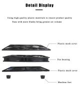 Base de Enfriador de Router de Ventilador Dual USB, Silencioso y Enfriamiento Rápido, Compatible con Enrutadores, Decodificadores, Conmutadores de Red - Material de Plástico, Alimentado por USB, Tensión de Operación ≤36V, No Requiere Batería - details 8