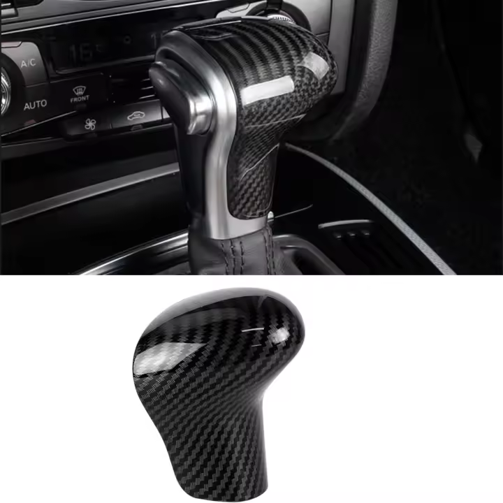 Cubierta de Pomo de Cambio de Marcha para Audi Protector de Interior de Alta Calidad para A4 B8 A5 A6 A7 Q5 8R Q7 S6 S7 - 1