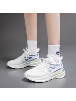 Pareja zapatos deportivos hembra cien estudiantes corriendo zapatos hombres y mujeres modelos ligero blanco corriendo zapatos de malla zapatos femeninos - details 3