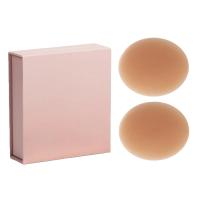 Cubierta de pezón reutilizable para mujer, pegatinas invisibles de silicona para pechos, revestimiento adhesivo grande, cinta para pechos, sujetador adhesivo, 2 uds. - details 4