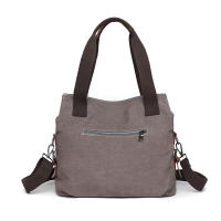 Bolso de lona para mujer, bolsa de mano de gran capacidad, estilo Retro, bandolera de viaje - details 4