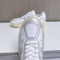 Zapatos para caminar tenis de suela gruesa cómodos de cuero sintético informales con cordones - details 13