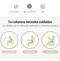 Almohada de lectura triangular para adultos, cojín de látex con cuña grande, decoración de cama, sofá cojines para cama, almohada - details 5