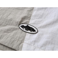 CORTEIZ Devil Island Cruise Camisa casual estampada de moda de estilo americano, pantalones cortos deportivos de verano para hombre a juego, pantalones sueltos de cinco bolsillos a cuadros estilo novio - details 2