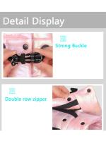 Chaqueta de plumón para perro, ropa impermeable para perros pequeños, mono con cuello incorporado, abrigo reflectante para mascotas, Bulldog Francés, Invierno - details 24