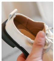 Zapatos de cuero suave para niños, mocasines antideslizantes de color negro para la escuela, para primavera y otoño, novedad de 2023 - details 3