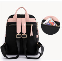 Mochilas informales para mujer, mochila ligera negra, pequeña mochila de viaje para mujer, mochila antirrobo, regalo para mujer - details 10