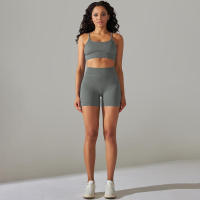 Conjunto de Yoga Deportivo para Mujeres Traje de Baño Sin Costuras de Cintura Alta - details 13