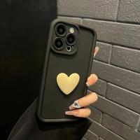 Funda de silicona con corazón de amor en 3D para iPhone, carcasa trasera de caramelo a prueba de golpes para iPhone 16, 15, 13, 12, 11, 14 Pro Max, X, XR, XS, 16 Plus - details 12