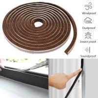 Cinta de sellado autoadhesiva para puertas y ventanas, tira de sellado de 5m, a prueba de viento, burlete - details 2