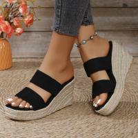 zapatos de zapatilla de tacón de cuña de verano para mujer - details 5