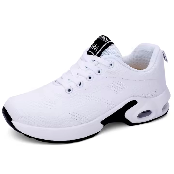 Zapatillas de deporte de moda para mujer, zapatos de tenis transpirables de malla con cojín de aire, fondo suave, para correr al aire libre - 1