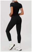 Conjunto de Falda de Yoga para Mujer Ropa Deportiva de Entrenamiento Traje de Gimnasio - details 37