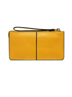 Cartera de Cuero para Mujer Cartera Larga de Cuero con Cera de Aceite Cartera Multiusos de Piel de Vaca Bolso Crudo para Teléfono Móvil - details 1