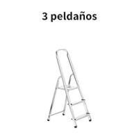 Escalera de Aluminio Plegable Súper Resistente hasta 150Kg Antideslizante, Altura de Trabajo de 245cm, 2 Peldaños - details 5