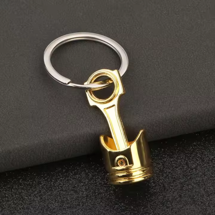 Llavero de pistón de motor de coche de aleación con personalidad, mini modelo de pistón INS, llavero de accesorios para coche, llavero para hombre - 1