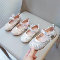Zapatos de cuero para niñas, zapatos de vestir para niños, fiesta de boda, diamantes de imitación con pajarita de encaje, zapatos planos de princesa, Mary Janes dulce - details 2