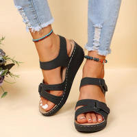 Sandalias suaves con punta abierta para mujer, zapatos sin cordones para caminar, calzado de fiesta, novedad de 2024 - details 8